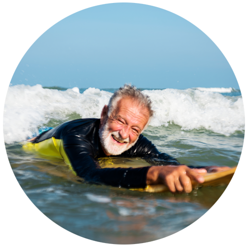 Surf lessons for adults with Lumar Guittard